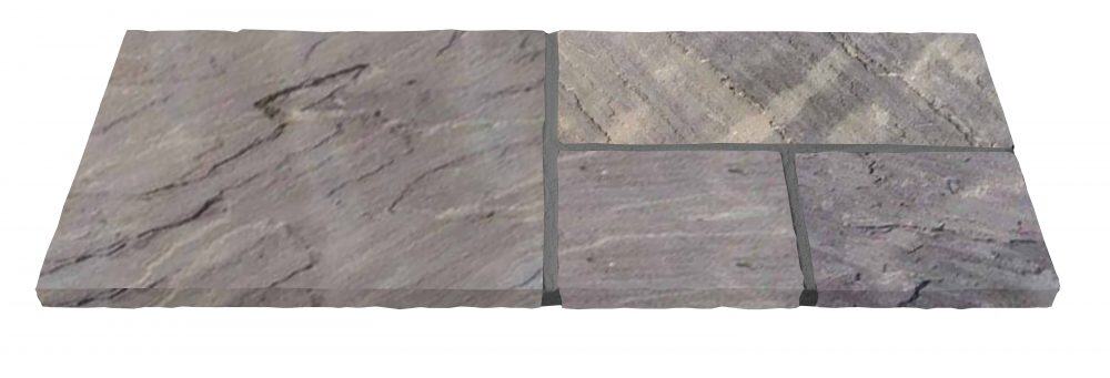 Natural Stone Calibrated Patio Kit Sagar Twilight Indian Sandstone - Image 2