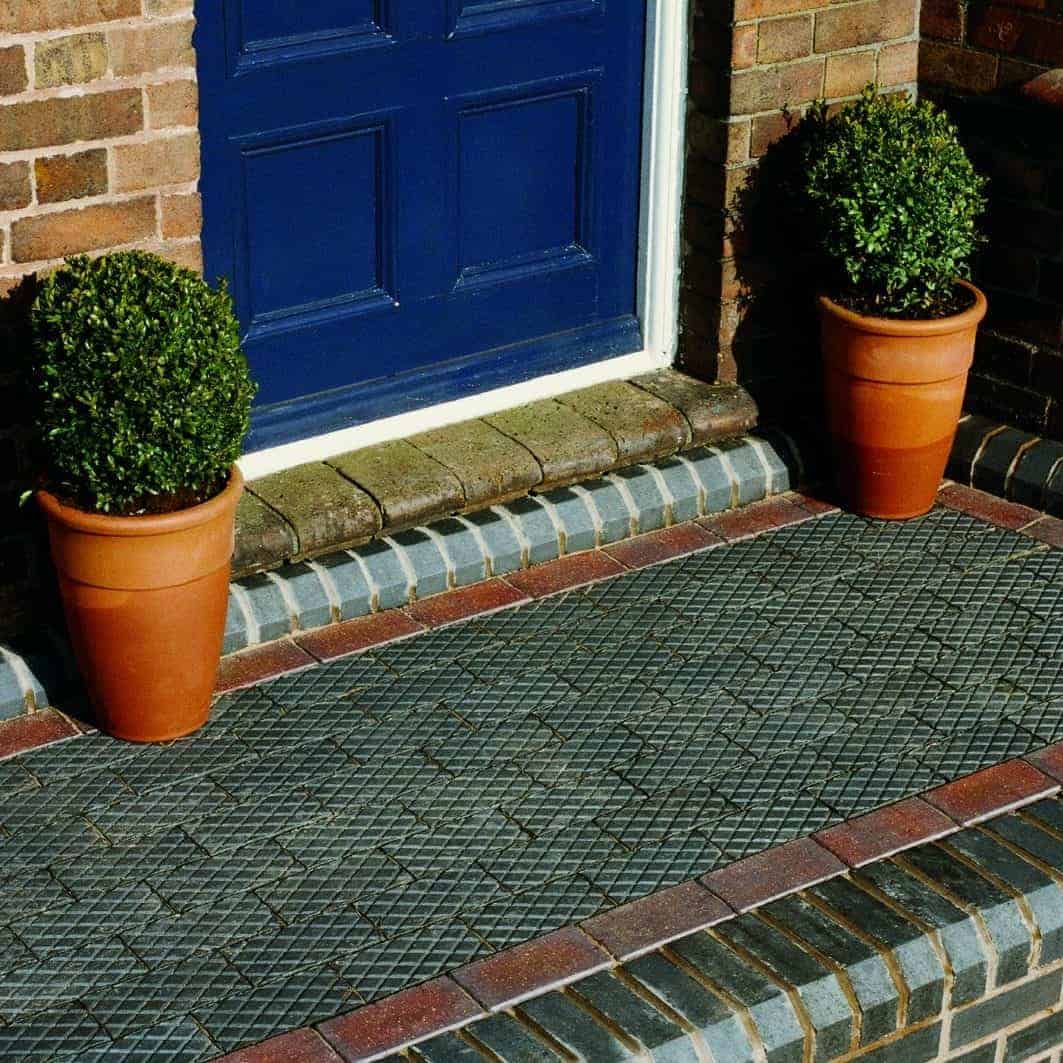 65mm Clay Diamond Paver Blue Mix - Image 2