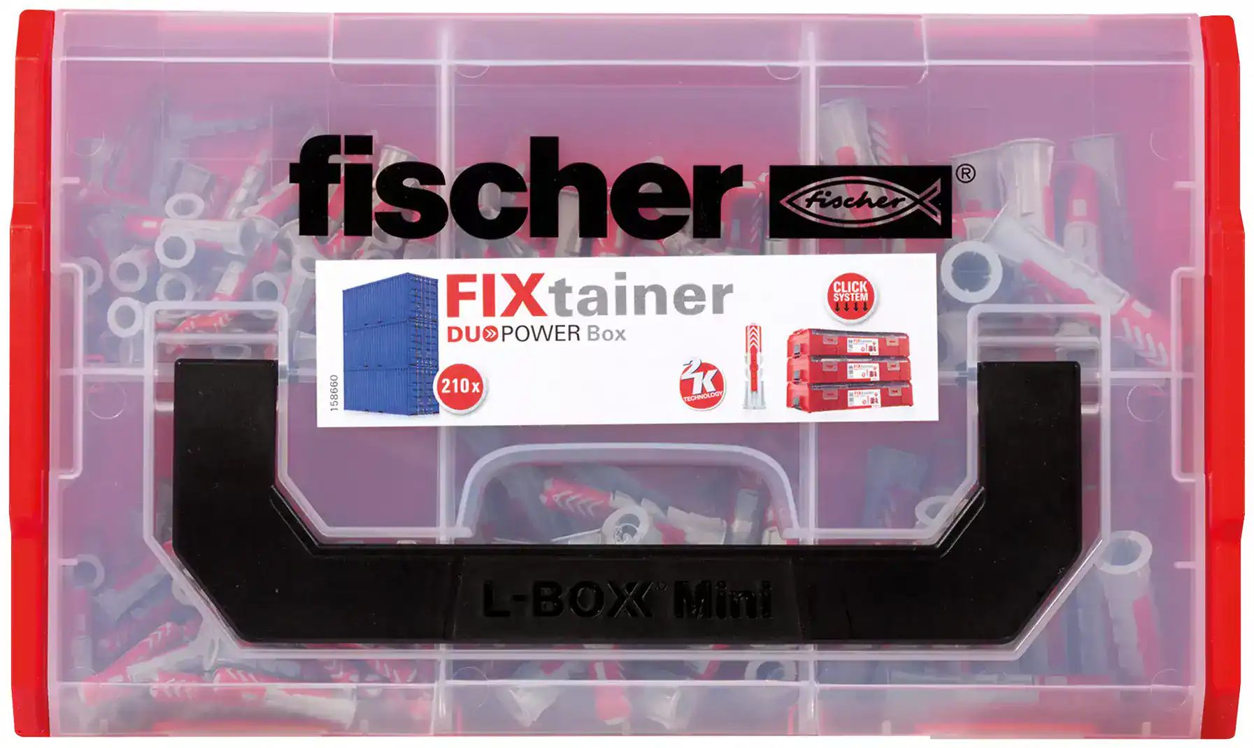 Fischer Fixtainer Universal screws, hooks and wall plugs - Image 4