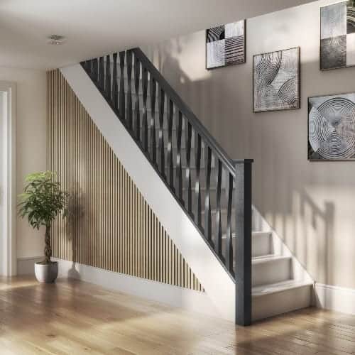 Light Oak Acoustic Slat Wall Panel (2400x605x22mm) - Image 2