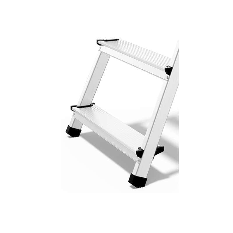 Aluminum 3-Step Household Ladder With Tool Shelf 125 Kg - Image 3