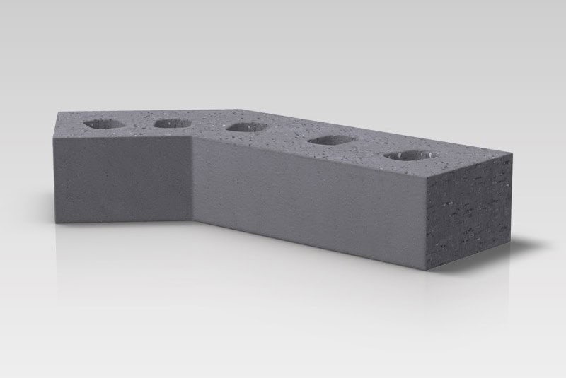 An 3.8 Dog Leg Internal Angle Blue