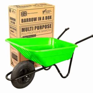 Barrow in a Box Wheelbarrow - Lime Green