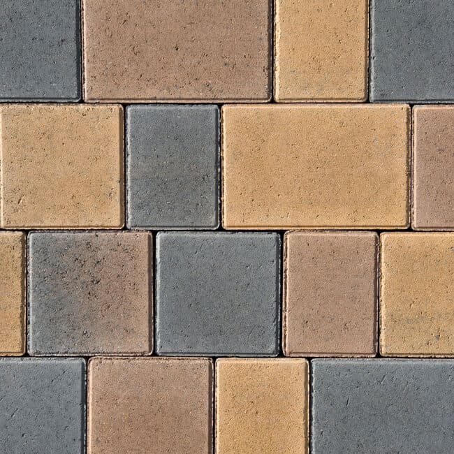 60mm Smooth Paver 3 Size Chestnut