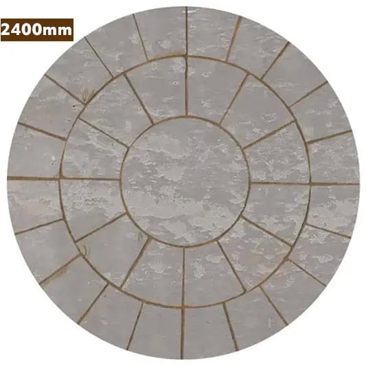 Natural Stone Circle Kandla Grey 2400mm grey finish