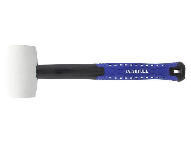 Faithfull Tools 32oz White Rubber Mallet