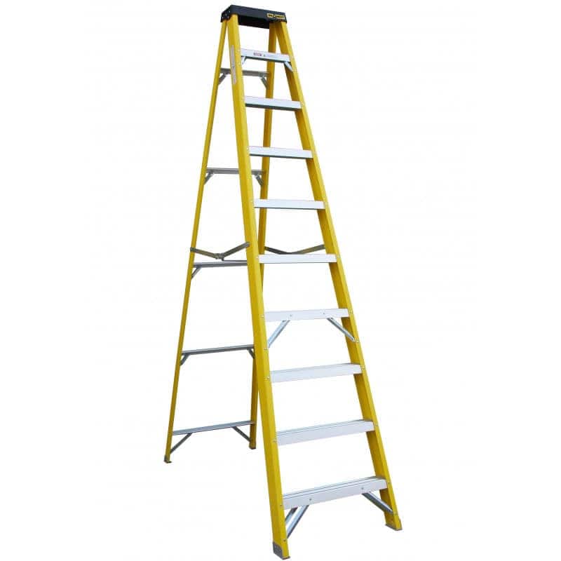 Fibreglass Swingback Steps - 10 Tread En131 Pro 150Kg