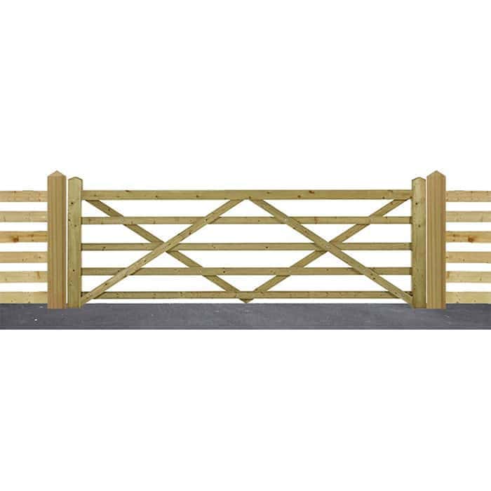 Field 5 Bar Gates 1220mm