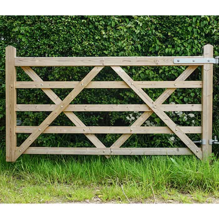 Field 5 Bar Gates 1220mm - Image 4