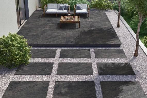 Eclipse Grande Anthracite Black 900 X 600 X 20mm - Image 2