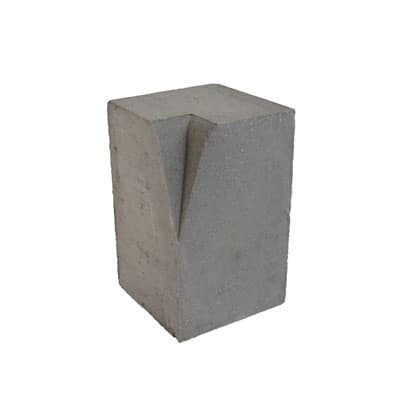 Large Kerb Internal Angle 200mm x 125mm x 125mm Charcoal