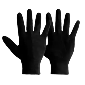 Mercator Ideall Grip Nitrile Gloves - Black