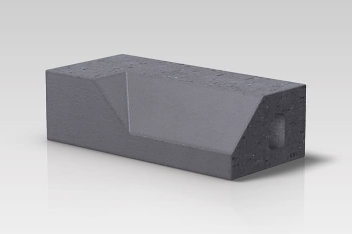 Pl 4.2 Plinth Internal Return Corner Blue Right 73mm