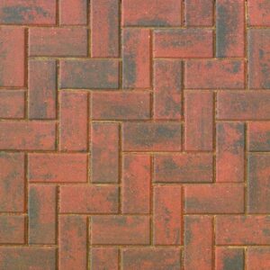 60mm Formpave Paver Red Brindle
