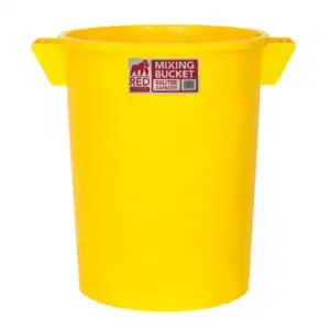 Red Gorilla 50L Builders Mixing Bucket - Yellow