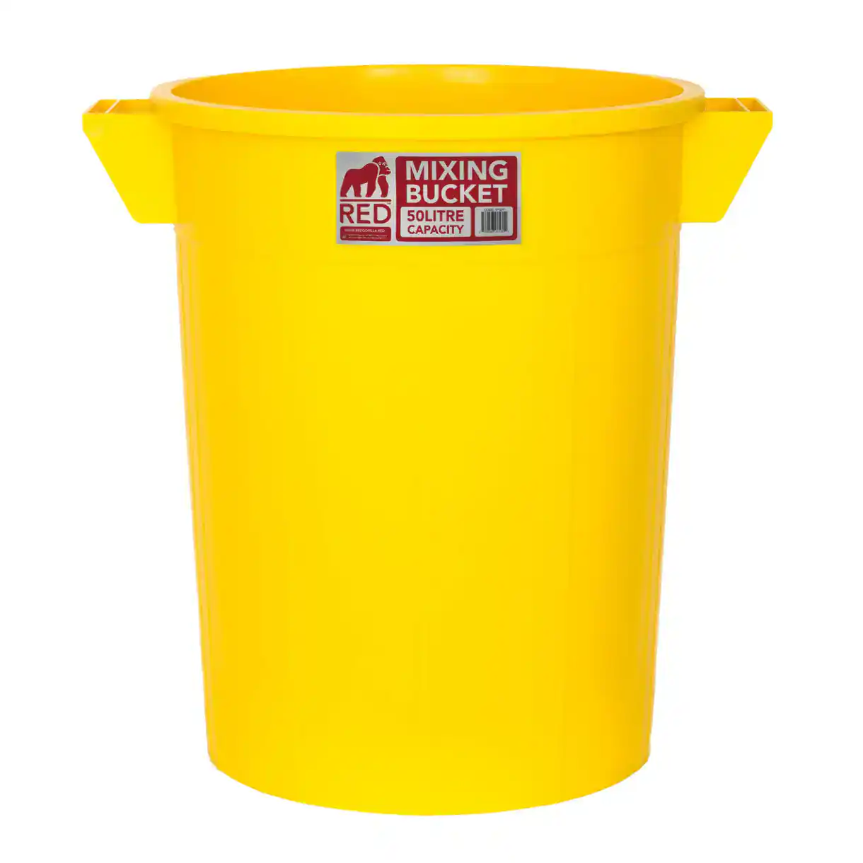 Red Gorilla 50L Builders Mixing Bucket - Yellow