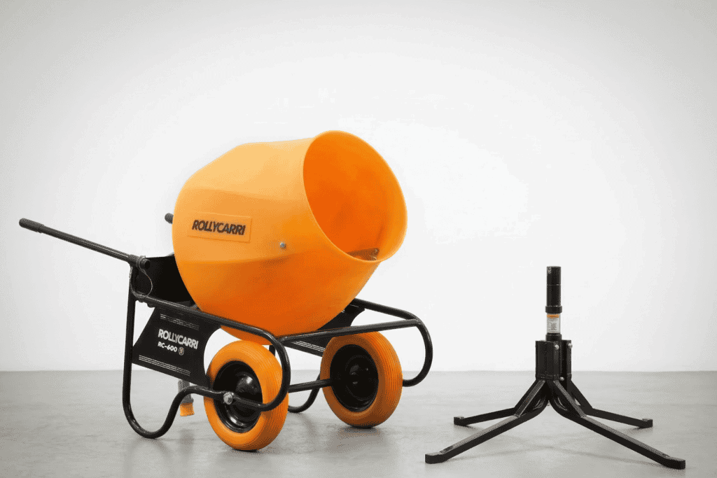 Rollycarri Cement Mixer With Mixer Stand