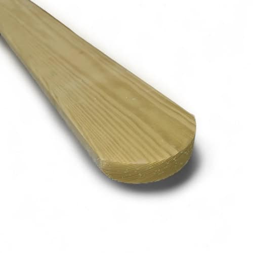 Round Top Picket Pale 1200mm x 75mm x 22mm