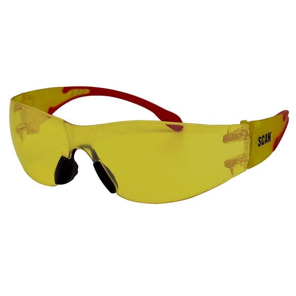 Scan Flexi Amber Anti-Fog Safety Spectacles