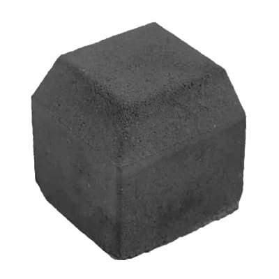 Small Kerb External Angle 125mm x 125mm x 125mm Charcoal