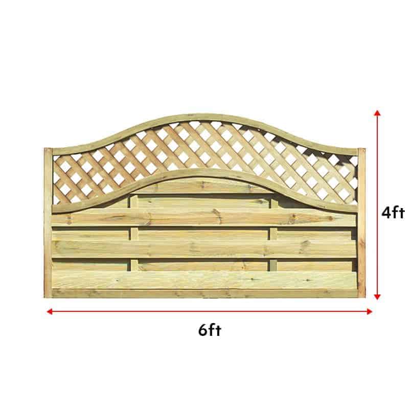 St Meloir Panels 6Ft x 4Ft