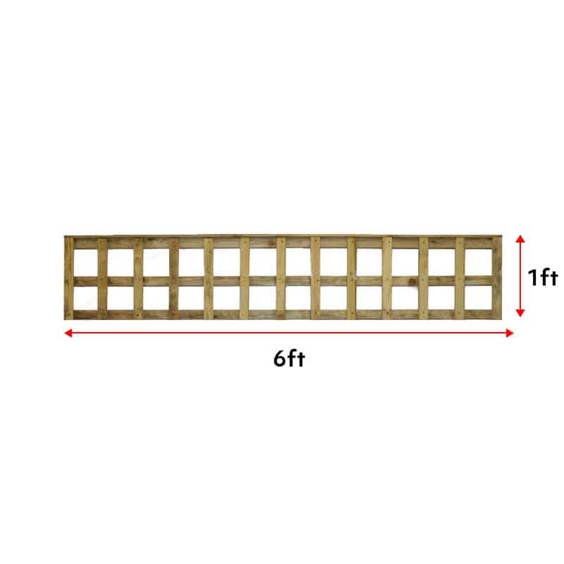 Fence Trellis 6 X 1Ft
