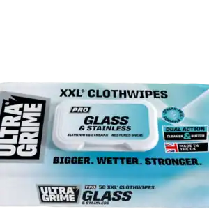 Ultra Grime Glass & Stainless Steel Cleaning Wipes 50 Pack