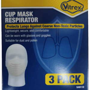 Vitrex Cup Respirator Masks 3 Pack